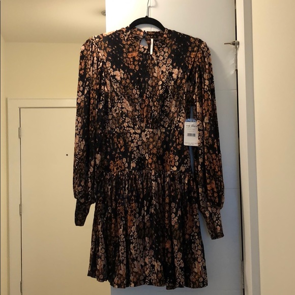 Free People Heartbeats Mini Dress in Black Combo - Picture 3 of 7